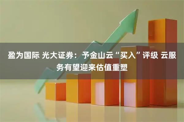 盈为国际 光大证券：予金山云“买入”评级 云服务有望迎来估值重塑
